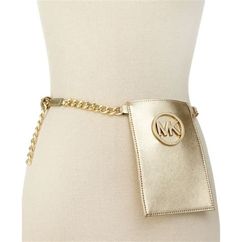 gold michael kors belt|michael kors belt bag original.